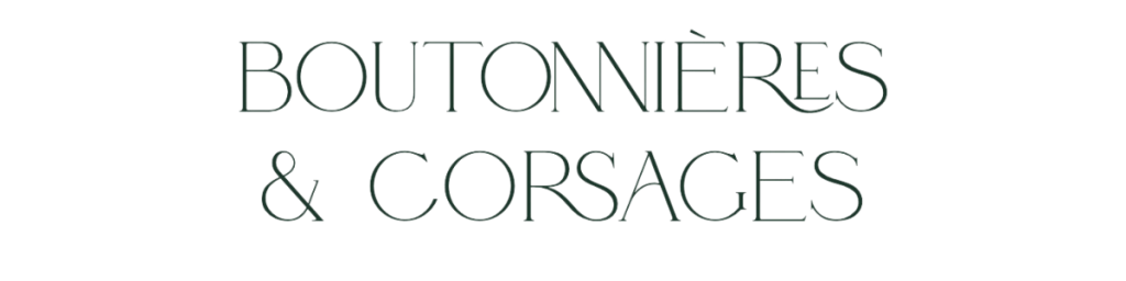 bouttonieres corsages wedding minneapolis